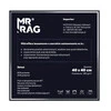 MR RAG 40x40cm GECKO GREEN Edgeless 380gsm mikrofibra bezszwowa zielona 12-pack