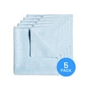 FX PROTECT BLUE SKY MICROFIBER TOWEL 40x40cm 500g/m2 - zestaw 5 mikrofibr bezszwowych do delikatnych powierzchni
