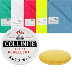 Collinite 476 Super DoubleCoat Auto Wax 266ml - trwały wosk zestaw