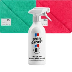 Shiny Garage Apple Dressing 500ml zestaw - środek do pielęgnacji plastików