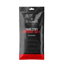 Deturner Hard Stiff Brush Set - zestaw pędzelków z twardym włosiem