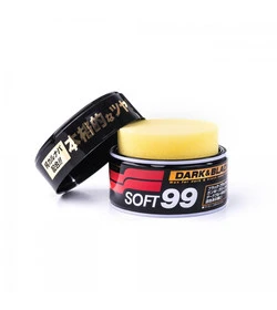 Soft99 Dark & Black Wax 300g zestaw - wosk do ciemnych lakierów