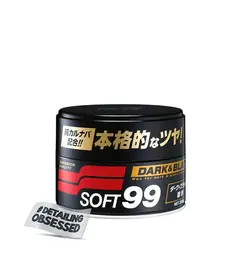 Soft99 Dark & Black Wax 300g zestaw - wosk do ciemnych lakierów