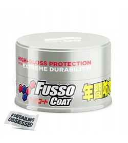 Soft99 Fusso Coat 12 Months Wax Light New Formula zestaw - wosk
