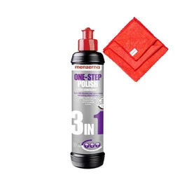 Menzerna One Step Polish 3in1 250ml zestaw - pasta polerska, jednoetapowa korekta lakieru