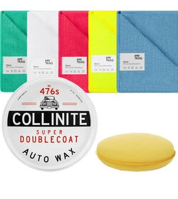 Collinite 476 Super DoubleCoat Auto Wax 266ml - trwały wosk zestaw