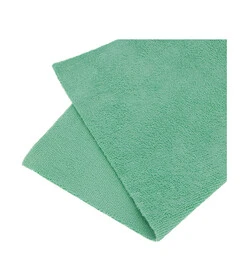 MR RAG 40x40cm GREEN edgeless 380GSM mikrofibra zielona bezszwowa 12-pack
