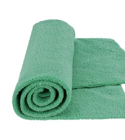 MR RAG 40x40cm GREEN edgeless 380GSM mikrofibra zielona bezszwowa 12-pack