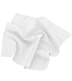 MR RAG 40x40cm WHITE edgeless 380GSM mikrofibra biała bezszwowa