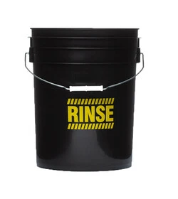 Work Stuff Black Bucket RINSE HDPE 20L - wiadro   separator