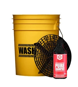 Work Stuff Yellow Bucket 20L   Good Stuff Pure Shampoo 1L - zestaw