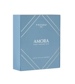 Fresso Home Perfume Duo Amora - perfumy do wnętrz i dyfuzor zapachowy zestaw