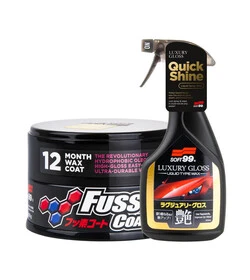 Soft99 Fusso Coat 12 Months Dark + Luxury Gloss 500ml - zestaw ochronny do ciemnych lakierów