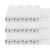 MR RAG 40x40cm WHITE edgeless 380GSM mikrofibra biała bezszwowa 12-pack