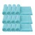 MR RAG 40x40cm TURQUOISE TWOPILE Edgeless - mikrofibra bezszwowa o dwóch długościach włosia 12-pack
