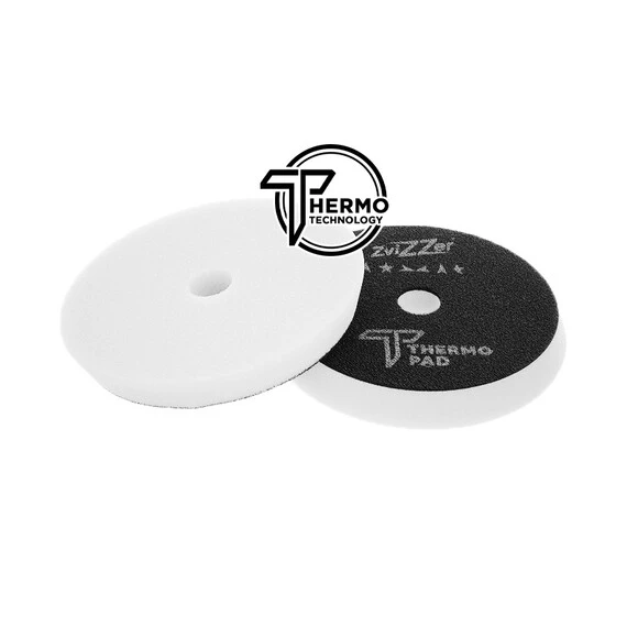 ZviZZer PRO THERMO PAD WHITE HARD 140/20/125 - biała gąbka polerska tnąca