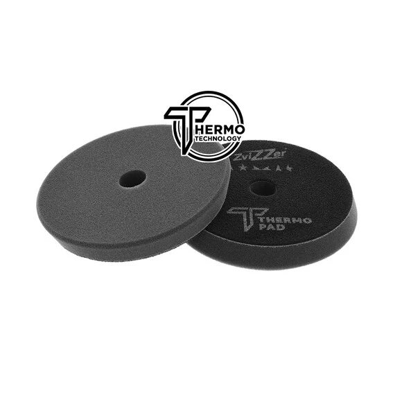 ZviZZer PRO THERMO PAD BLACK ULTRA SOFT 140/20/125, czarna gąbka polerska bardzo miękka