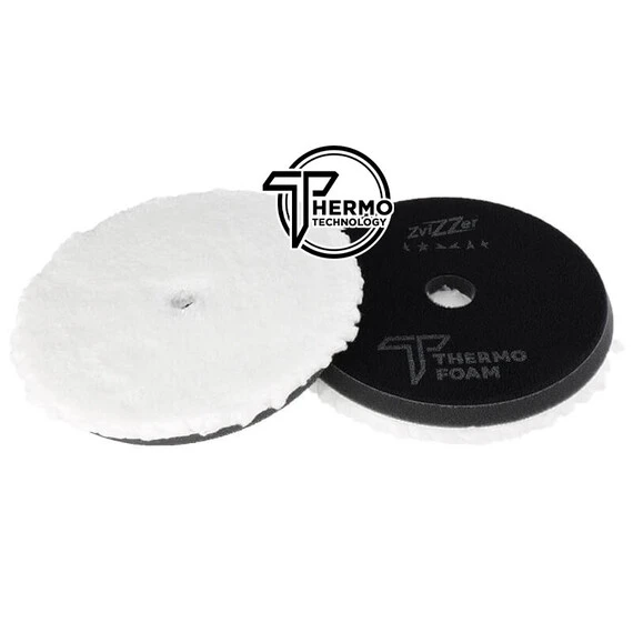ZviZZer PRO THERMO MICROFIBER PAD BLACK FOR DA (SOFT) 160/20/150mm - mikrofibrowy pad polerski