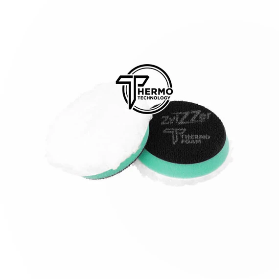 ZviZZer PRO THERMO MICROFIBER PAD GREEN FOR DA (HARD) 70/20/55mm - mikrofibrowy pad polerski