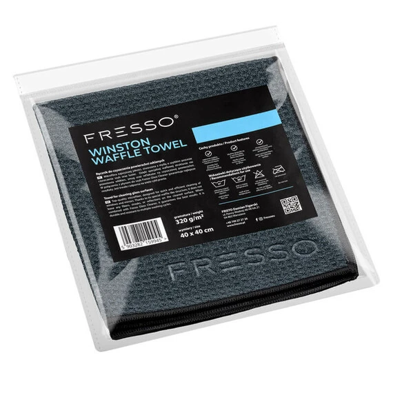 Fresso Winston Waffle Towel 40x40cm 320g/m² - mikrofibra do czyszczenia szyb i luster
