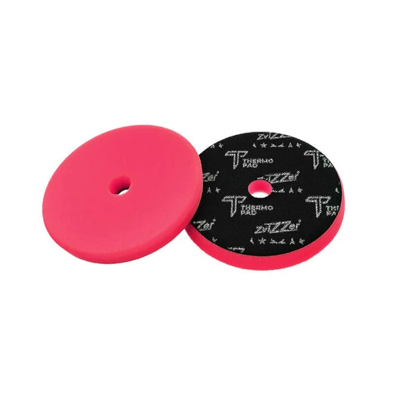 ​ZviZZer THERMO TRAPEZ PAD RED HARD 140/20/125, czerwona gąbka polerska tnąca