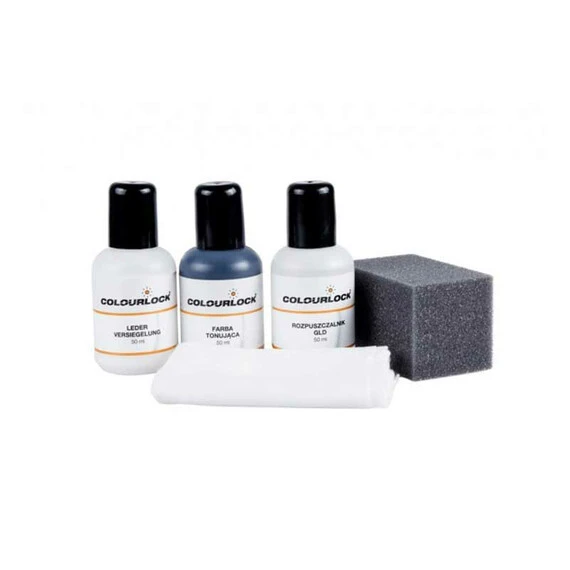 Colourlock Zestaw tonujący do skóry standardowy czarny 50ml