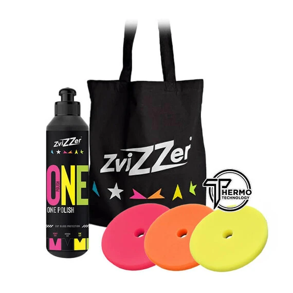 ZviZZer ONE STEP - ONE POLISH zestaw do jednoetapowej korekty lakieru