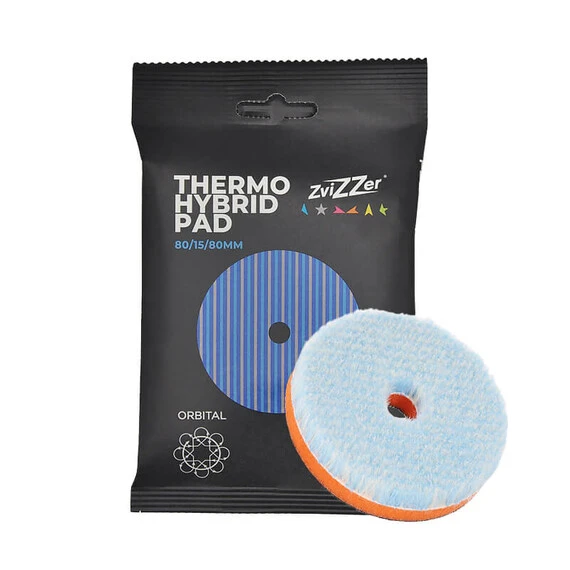 ZviZZer THERMO HYBRID WOOL PAD 80/15/80mm - agresywne hybrydowe futro polerskie na DA
