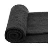 MR RAG 40x40cm BLACK edgeless 380GSM mikrofibra czarna bezszwowa 12-pack