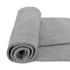 MR RAG 40x40cm GREY edgeless 380GSM mikrofibra szara bezszwowa