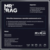 MR RAG 40x40cm BLACK edgeless 380GSM mikrofibra czarna bezszwowa 12-pack