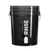 FX PROTECT WASH BUCKET RINSE BLACK 20L - czarne wiadro z miarką do mycia auta
