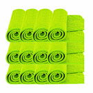 MR RAG 40x40cm GECKO GREEN Edgeless 380gsm mikrofibra bezszwowa zielona 12-pack