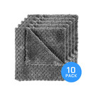 FX PROTECT STEEL GREY 40x40cm 350gsm - zestaw 10 hybrydowych mikrofibr do osuszania i wykańczania