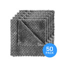FX PROTECT STEEL GREY 40x40cm 350gsm - zestaw 50 hybrydowych mikrofibr do osuszania i wykańczania