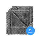 FX PROTECT STEEL GREY 40x40cm 350gsm - zestaw 5 hybrydowych mikrofibr do osuszania i wykańczania