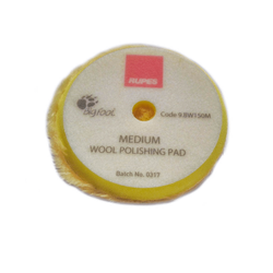 RUPES Tarcza polerska z wełny 80/90mm Yellow wool żółta medium