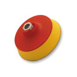 Flexipads Talerz mocujący 125mm z rzepem M14 Soft-żółty