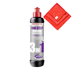 Menzerna One Step Polish 3in1 250ml zestaw - pasta polerska, jednoetapowa korekta lakieru