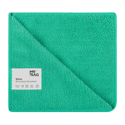 MR RAG 30x30cm green 250gsm mikrofibra zielona
