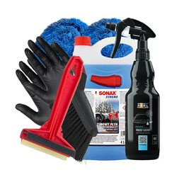 Kompleksowy zestaw do utrzymania samochodu zimą