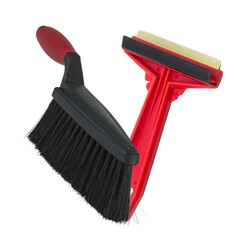 Vikan szczotka do usuwania śniegu   Murska 575 mosiężna skrobaczka do szyb