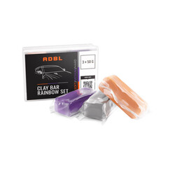 ADBL Clay Bar Rainbow Set 50g 3szt. - zestaw glinek o różnej twardości