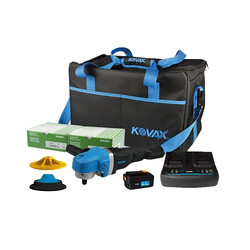 Kovax Chargema-X 125mm - szlifierka kątowa z zestawem papierów ściernych Maxcut