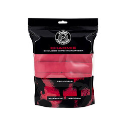 Blend Brothers CHARMIE Red Endless Wipe Microfiber 40x40cm 5szt - wszechstronna mikrofibra bezszwowa