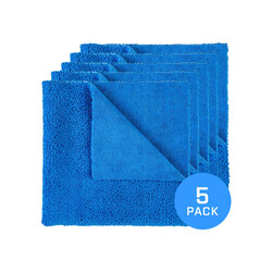FX PROTECT MYSTIC BLUE MICROFIBER TOWEL 40x40cm 350g/m2 - zestaw 5 mikrofibr o uniwersalnym zastosowaniu