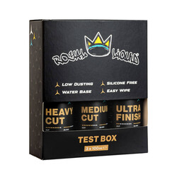 Royal Liquid Compound Test Box 3x100ml - zestaw trzech past polerskich