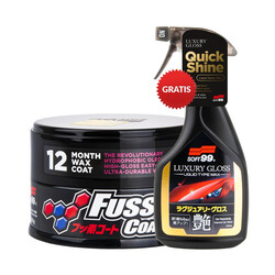 Soft99 Fusso Coat 12 Months Dark + Luxury Gloss 500ml - zestaw ochronny do ciemnych lakierów
