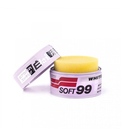 Soft99 White Soft Wax 350g - wosk do jasnych lakierów