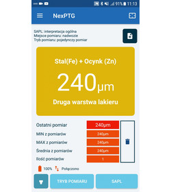 NexPTG Standard - miernik grubości lakieru